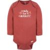 imageGerber Baby Girls 6Pack LongSleeve Onesies BodysuitsLeaves