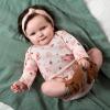 imageGerber Baby Girls 6Pack LongSleeve Onesies BodysuitsLeaves