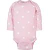 imageGerber Baby Girls 6Pack LongSleeve Onesies BodysuitsPrincess Pink