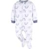 imageGerber Baby Girls Flame Resistant Fleece Footed Pajamas 3PackPurple Rainbows