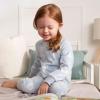 imageGerber Baby Girls Flame Resistant Fleece Footless Pajamas 3PackBlue Floral