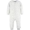 imageGerber Baby Girls Flame Resistant Fleece Footless Pajamas 3PackBlue Floral