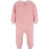 imageGerber Baby Girls Flame Resistant Fleece Footless Pajamas 3PackMulti Floral