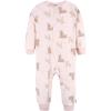 imageGerber Baby Girls Flame Resistant Fleece Footless Pajamas 3PackPink Deer