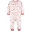 imageGerber Baby Girls Flame Resistant Fleece Footless Pajamas 3PackPink Deer