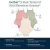 imageGerber Baby Girls MultiPack Sleeveless Onesies BodysuitAntique White