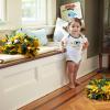 imageGerber Baby Girls NFL Team 3 Pack Short Sleeve Onesie BodysuitTeam Color