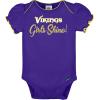 imageGerber Baby Girls NFL Team 3 Pack Short Sleeve Onesie BodysuitTeam Color