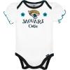 imageGerber Baby Girls NFL Team 3 Pack Short Sleeve Onesie BodysuitTeam Color