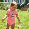 imageGerber Baby Girls NFL Team 3 Pack Short Sleeve Onesie BodysuitTeam Color