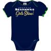 imageGerber Baby Girls NFL Team 3 Pack Short Sleeve Onesie BodysuitTeam Color