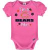 imageGerber Baby Girls NFL Team 3 Pack Short Sleeve Onesie BodysuitTeam Color
