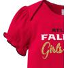 imageGerber Baby Girls NFL Team 3 Pack Short Sleeve Onesie BodysuitTeam Color