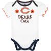 imageGerber Baby Girls NFL Team 3 Pack Short Sleeve Onesie BodysuitTeam Color