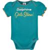 imageGerber Baby Girls NFL Team 3 Pack Short Sleeve Onesie BodysuitTeam Color