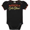 imageGerber Baby Girls NFL Team 3 Pack Short Sleeve Onesie BodysuitTeam Color