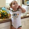imageGerber Baby Girls NFL Team 3 Pack Short Sleeve Onesie BodysuitTeam Color
