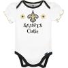 imageGerber Baby Girls NFL Team 3 Pack Short Sleeve Onesie BodysuitTeam Color