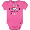 imageGerber Baby Girls NFL Team 3 Pack Short Sleeve Onesie BodysuitTeam Color