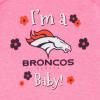 imageGerber Baby Girls NFL Team 3 Pack Short Sleeve Onesie BodysuitTeam Color