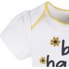 imageGerber Baby Girls Toddler 4Piece Shirt Onesie Skirted Panty and Pant SetYellow Daisies Onesie