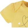 imageGerber Baby Girls Toddler 4Piece Shirt Onesie Skirted Panty and Pant SetYellow Daisies Onesie