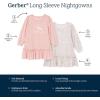 imageGerber Baby Toddler Girls 2Pack Fleece NightgownsBunny