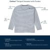 imageGerber Baby and Toddler Boys Striped Sweater with PocketGray Heather