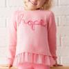 imageGerber Baby and Toddler Girls Sweater with Tulle TrimPink