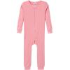 imageGerber BabyGirls 3Pack Snug Fit Footless OnePiece Cotton PajamasDitsy Floral