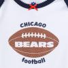 imageGerber NFL Baby Girls 3piece Onesie Bodysuit Pants ampamp Headband SetBears