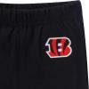 imageGerber NFL Baby Girls 3piece Onesie Bodysuit Pants ampamp Headband SetBengals