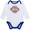 imageGerber NFL Baby Girls 3piece Onesie Bodysuit Pants ampamp Headband SetBills