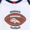 imageGerber NFL Baby Girls 3piece Onesie Bodysuit Pants ampamp Headband SetBroncos