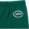 imageGerber NFL Baby Girls 3piece Onesie Bodysuit Pants ampamp Headband SetJets