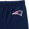 imageGerber NFL Baby Girls 3piece Onesie Bodysuit Pants ampamp Headband SetPatriots