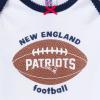 imageGerber NFL Baby Girls 3piece Onesie Bodysuit Pants ampamp Headband SetPatriots