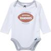 imageGerber NFL Baby Girls 3piece Onesie Bodysuit Pants ampamp Headband SetRaiders