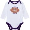 imageGerber NFL Baby Girls 3piece Onesie Bodysuit Pants ampamp Headband SetRavens