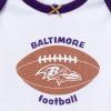 imageGerber NFL Baby Girls 3piece Onesie Bodysuit Pants ampamp Headband SetRavens