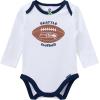 imageGerber NFL Baby Girls 3piece Onesie Bodysuit Pants ampamp Headband SetSeahawks