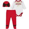 imageGerber NFL Baby Girls Nfl Team Footed Pant and Bodysuit Gift SetTeam Color