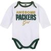 imageGerber NFL Baby Girls Nfl Team Footed Pant and Bodysuit Gift SetTeam Color