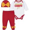 imageGerber NFL Baby Girls Nfl Team Footed Pant and Bodysuit Gift SetTeam Color