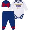 imageGerber NFL Baby Girls Nfl Team Footed Pant and Bodysuit Gift SetTeam Color