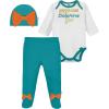 imageGerber NFL Baby Girls Nfl Team Footed Pant and Bodysuit Gift SetTeam Color