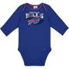 imageGerber NFL Unisex Baby Nfl Team 2 Pack Long Sleeve Onesie BodysuitBills