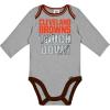 imageGerber NFL Unisex Baby Nfl Team 2 Pack Long Sleeve Onesie BodysuitBrowns
