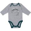 imageGerber NFL Unisex Baby Nfl Team 2 Pack Long Sleeve Onesie BodysuitEagles