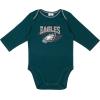 imageGerber NFL Unisex Baby Nfl Team 2 Pack Long Sleeve Onesie BodysuitGreenblue